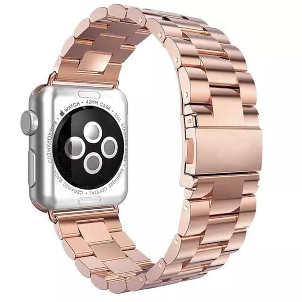 Metallarmband Apple Watch 41mm Series 9 Roséguld