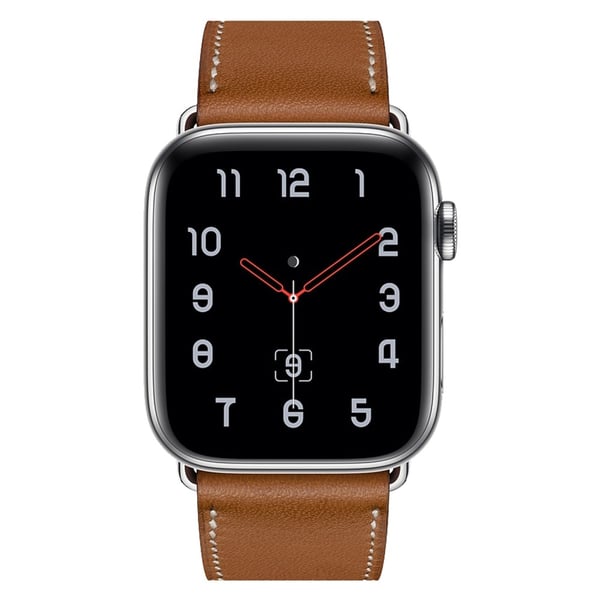 Äkta Läderarmband Apple Watch 45mm Series 9 Brun