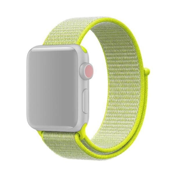 Nylonarmband Apple Watch 45mm Series 9 Gul