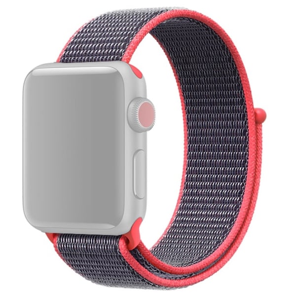 Nylonarmband Apple Watch 45mm Series 9 Röd