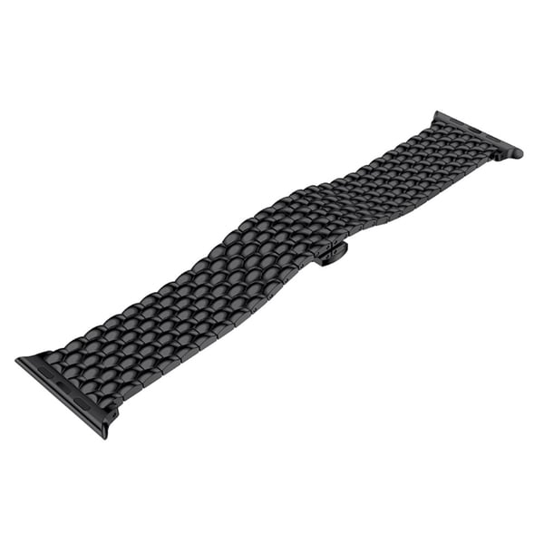 Metallarmband i Fjärilspänne Apple Watch Ultra 2 49mm Svart