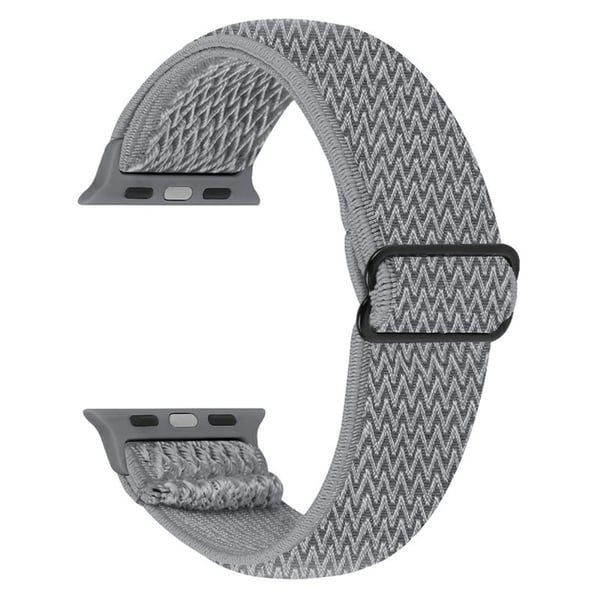 Vävd Nylonarmband Apple Watch 38/40/41 mm Grå