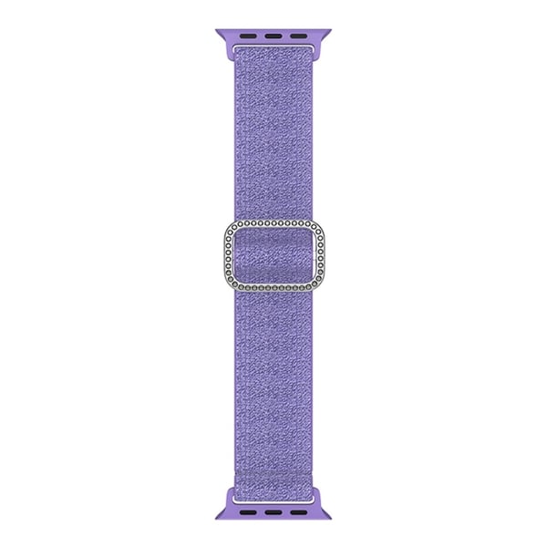 Elastiskt Nylonarmband Apple Watch 42/44/45/49 mm Glitter Lila