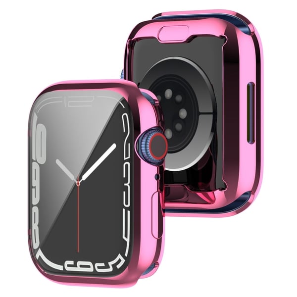 Heltäckande TPU Skal Apple Watch 41mm Series 9 Rosa Heltäckande TPU Skal Apple Watch 41mm Series 9 Rosa