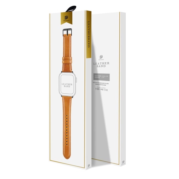 Dux Ducis Läderarmband Apple Watch 41mm Series 9 Cognac