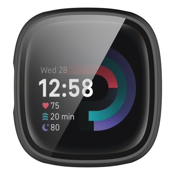 Hårdskal Fitbit Versa 4/Sense 2 Svart