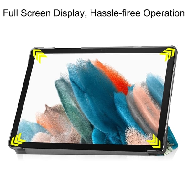 Samsung Galaxy Tab A9 Plus Fodral Tri-fold Körsbärsblommor
