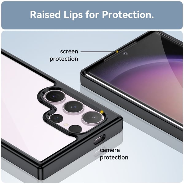 Hybrid Edge Skal Samsung Galaxy S24 Ultra Svart