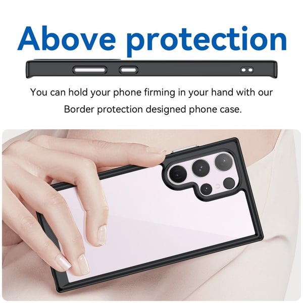Hybrid Edge Skal Samsung Galaxy S24 Ultra Svart