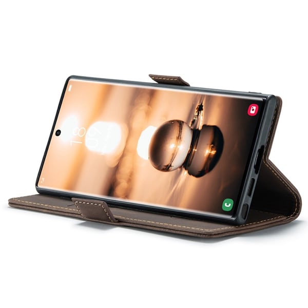 CaseMe Slim Plånboksfodral Samsung Galaxy S24 Ultra Brun