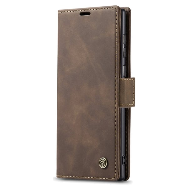 CaseMe Slim Plånboksfodral Samsung Galaxy S24 Ultra Brun