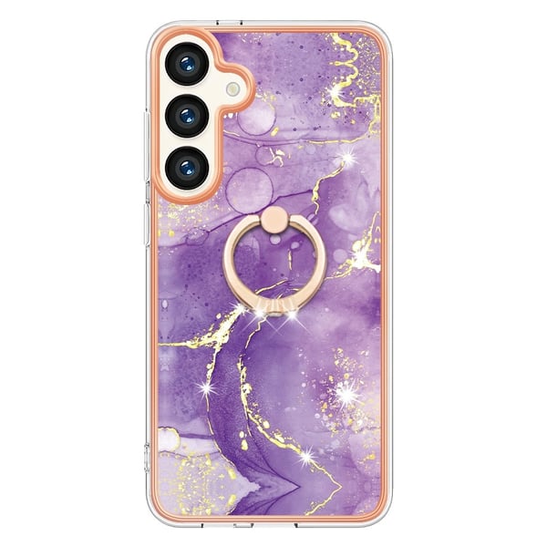 Skal Med Ringhållare Samsung Galaxy S24 Plus Lila Marmor