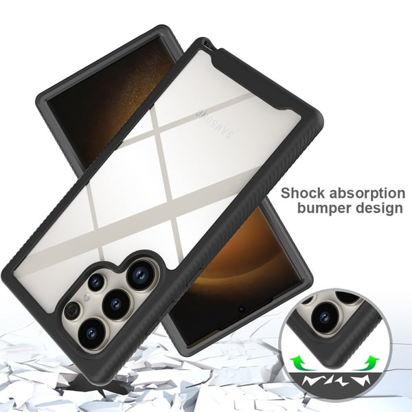 360 Heltäckande Skal Samsung Galaxy S24 Ultra Svart