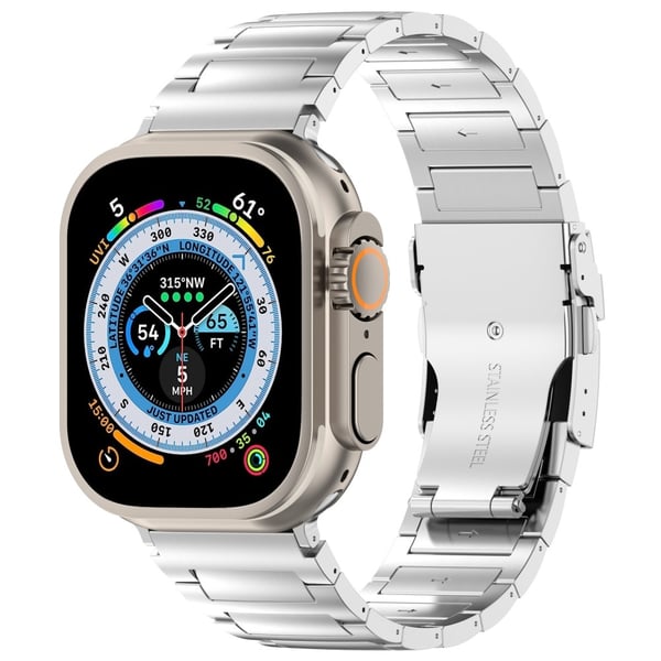 Titanarmband Apple Watch 42/44/45/49 mm Silver