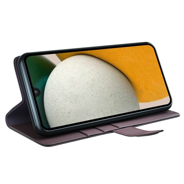 Äkta Läderfodral Samsung Galaxy A15 Brun