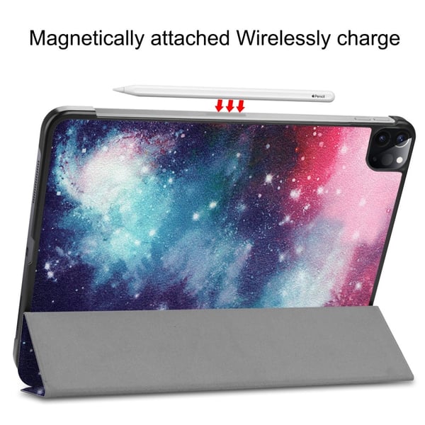 iPad Pro 11 3rd Gen (2021) Fodral Tri-fold Stjärnhimmel