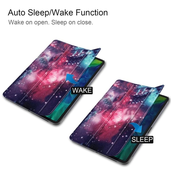 iPad Pro 11 3rd Gen (2021) Fodral Tri-fold Stjärnhimmel