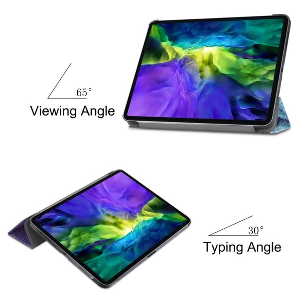 iPad Pro 11 3rd Gen (2021) Fodral Tri-fold Stjärnhimmel
