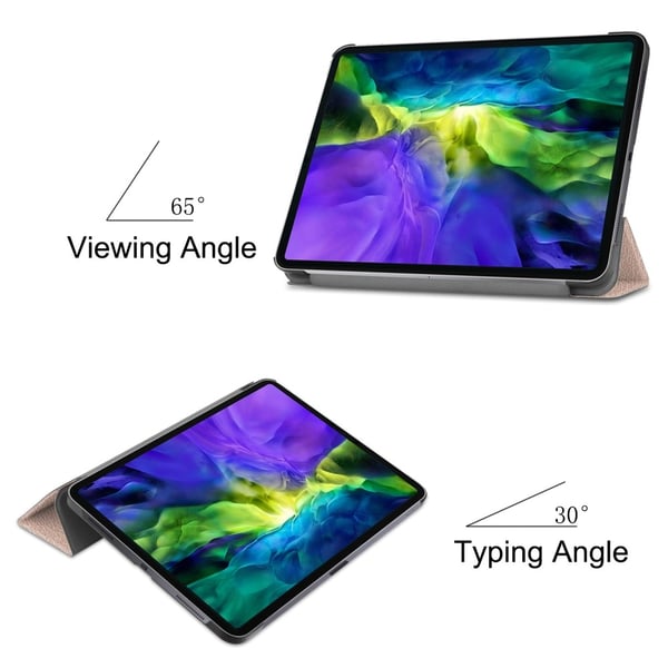 iPad Pro 11 4th Gen (2022) Fodral Tri-Fold Roséguld