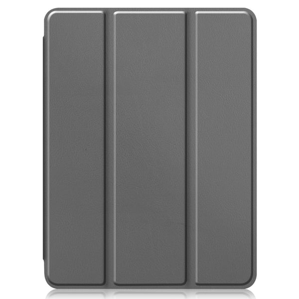 iPad Pro 12.9 4th Gen (2020) Fodral Tri-Fold Med Pencil-hållare Grå