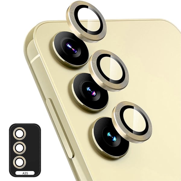 Hat Prince Linsskydd Härdat Glas Samsung Galaxy A35 Guld Hat Prince Linsskydd Härdat Glas Samsung Galaxy A35 Guld