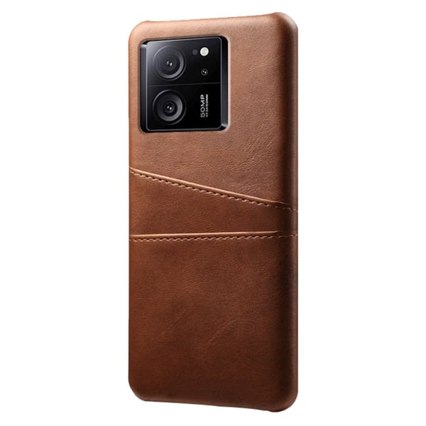 Läderskal Med Kortfack Xiaomi 13T Brun