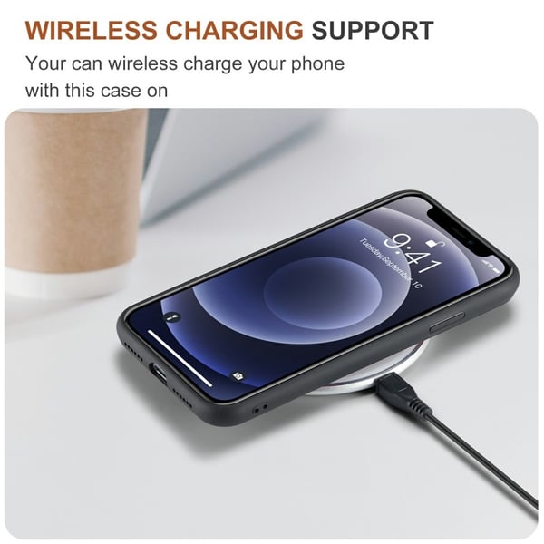 DG.MING 2-i-1 Magnetiskt Skal Med Kortfack iPhone 11 Svart