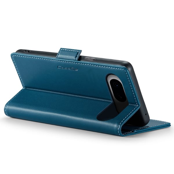 CaseMe Slim Plånboksfodral RFID-skydd Google Pixel 8 Blå