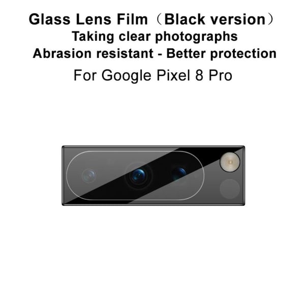 Imak Härdat Glas Linsskydd Google Pixel 8 Pro Svart
