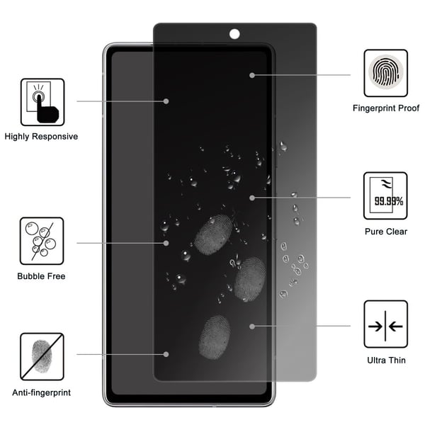 Privacy Skärmskydd Google Pixel 7a Härdat Glas