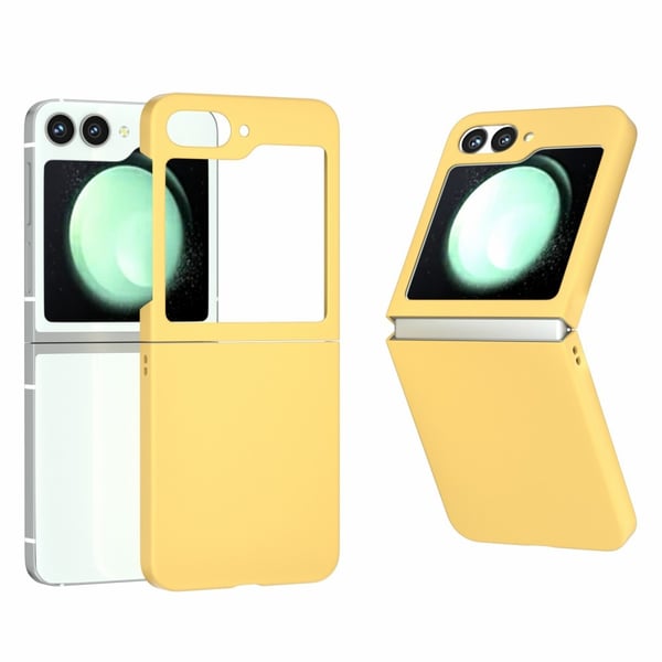 Hårdskal Gummerat Samsung Galaxy Z Flip 6 Gul Hårdskal Gummerat Samsung Galaxy Z Flip 6 Gul