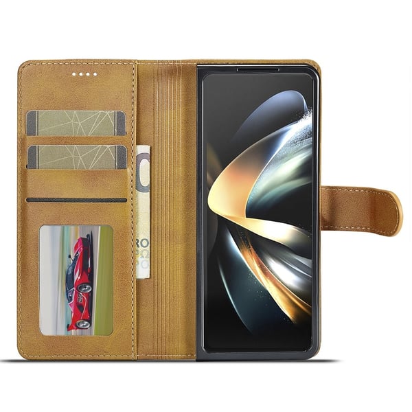 LC.IMEEKE Plånboksfodral Samsung Galaxy Z Fold 6 Cognac
