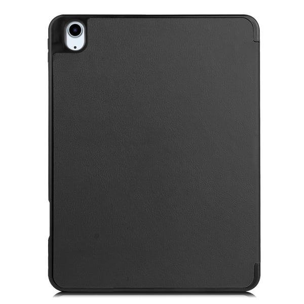 iPad Air 11 6th Gen (2024) Fodral Tri-Fold Med Pencil-hållare Svart