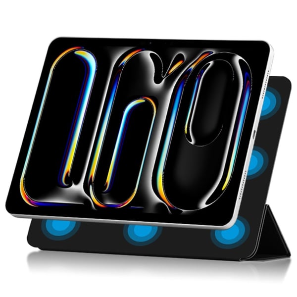 iPad Pro 11 5th Gen (2024) Fodral Tri-fold Magnetic Svart