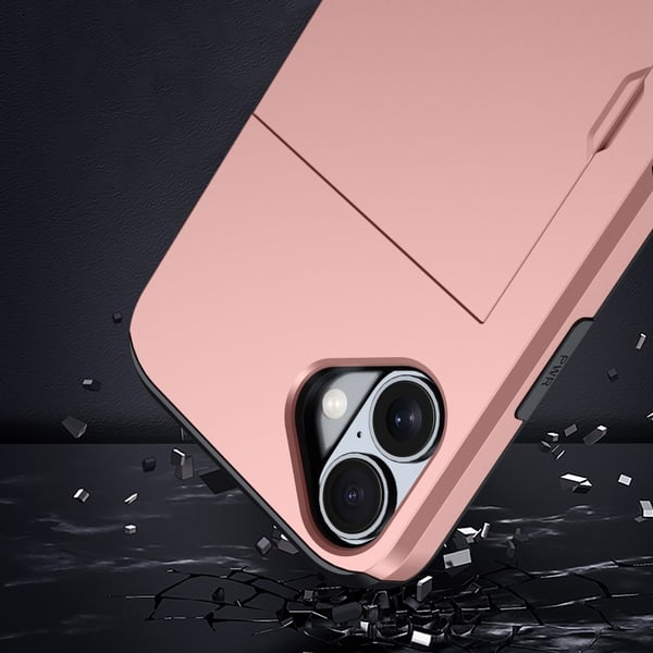 Skal Kortfack iPhone 16 Plus Roséguld