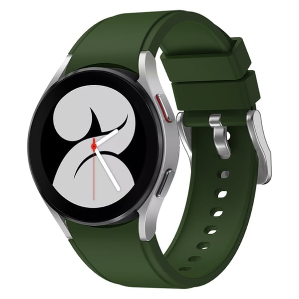 Full Fit Silikonarmband Samsung Galaxy Watch 7 44mm Grön