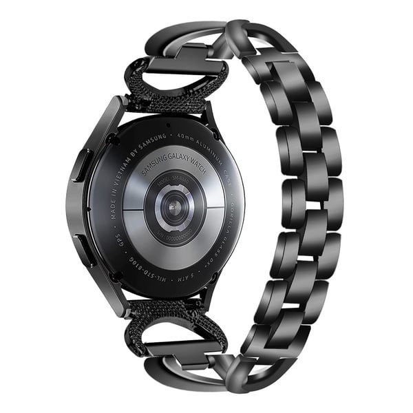 Rhinestone Kristallarmband Samsung Galaxy Watch 7 40mm Svart
