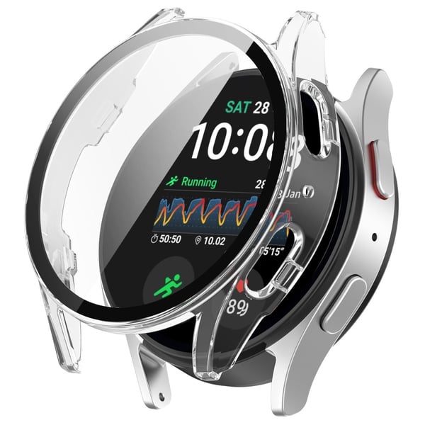 Skal Samsung Galaxy Watch 7 44mm Hårdplast + Glas Transparent