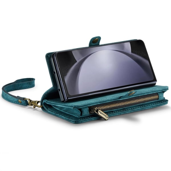 CaseMe Multi-Slot 2 i 1 Plånboksfodral Samsung Galaxy Z Fold 6 Blå