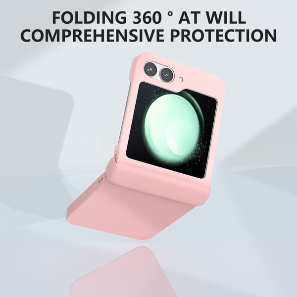 Hårdskal Gummerat Hinge Protection Samsung Galaxy Z Flip 6 Rosa
