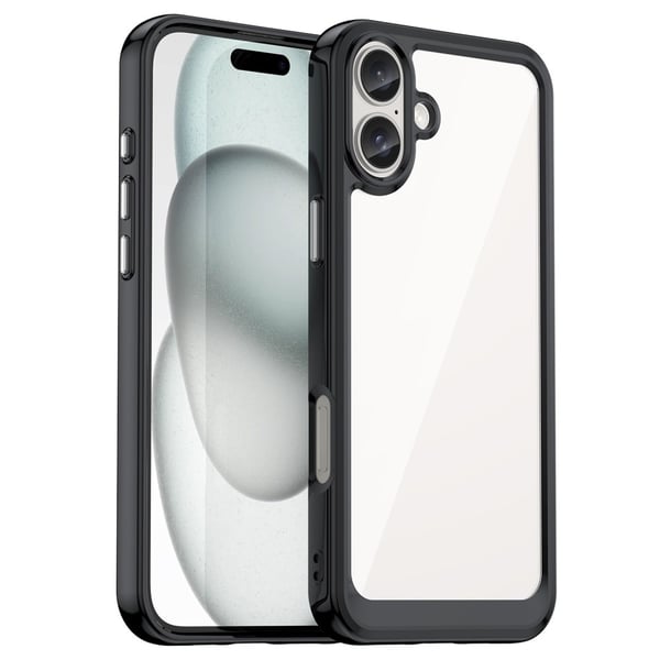 Hybrid Edge Case iPhone 16 Svart