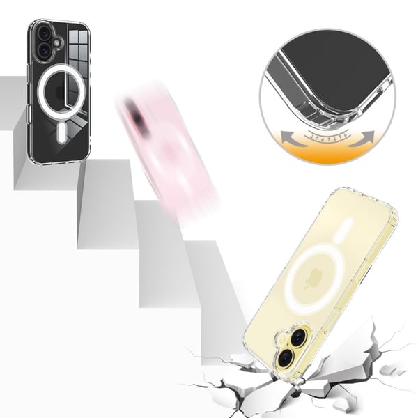 MagSafe Skal iPhone 16 Plus Transparent