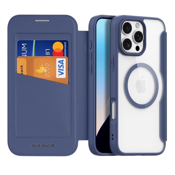 Dux Ducis Skin X Pro Fodral MagSafe iPhone 16 Pro Blå
