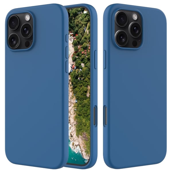 Silikonskal iPhone 16 Pro Max Blå