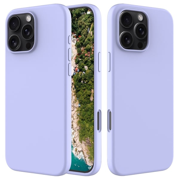 Silikonskal iPhone 16 Pro Max Lila