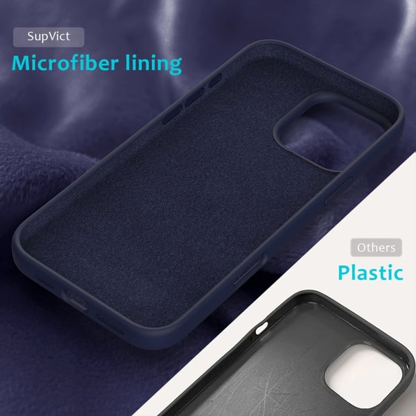 Silikonskal iPhone 16 Pro Max Midnattsblå