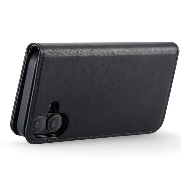 DG.MING 2-i-1 Magnetiskt Plånboksfodral iPhone 16 Plus Svart