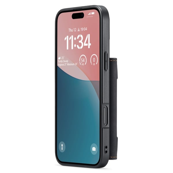 DG.MING 2-i-1 Magnetiskt Skal Med Kortfack iPhone 16 Svart