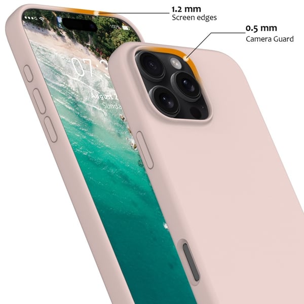 MagSafe Silikonskal iPhone 16 Pro Rosa