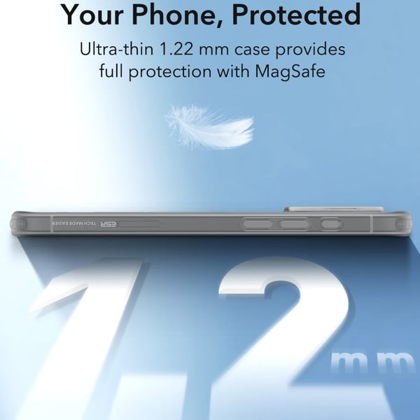 ESR Project Zero MagSafe Skal iPhone 16 Pro Max Frosted Grå